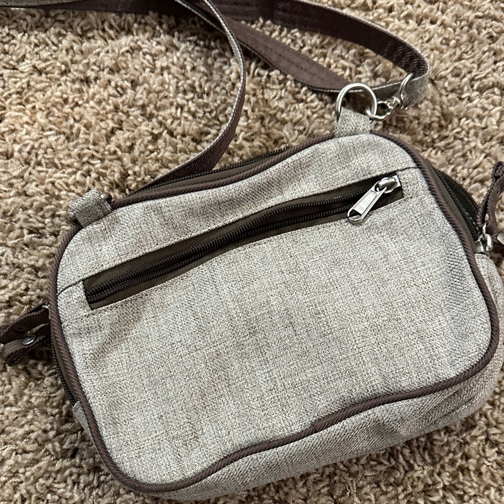 REI Crossbody Bag with Brown Feminine Embroidery Y2K Festival Pockets Granola - Picture 5 of 10